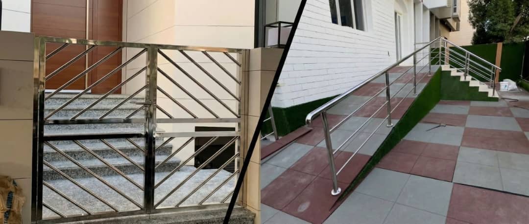 Steel and iron railings, all designs, all colors